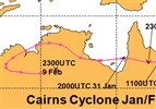 Cairns Cyclone track 1913